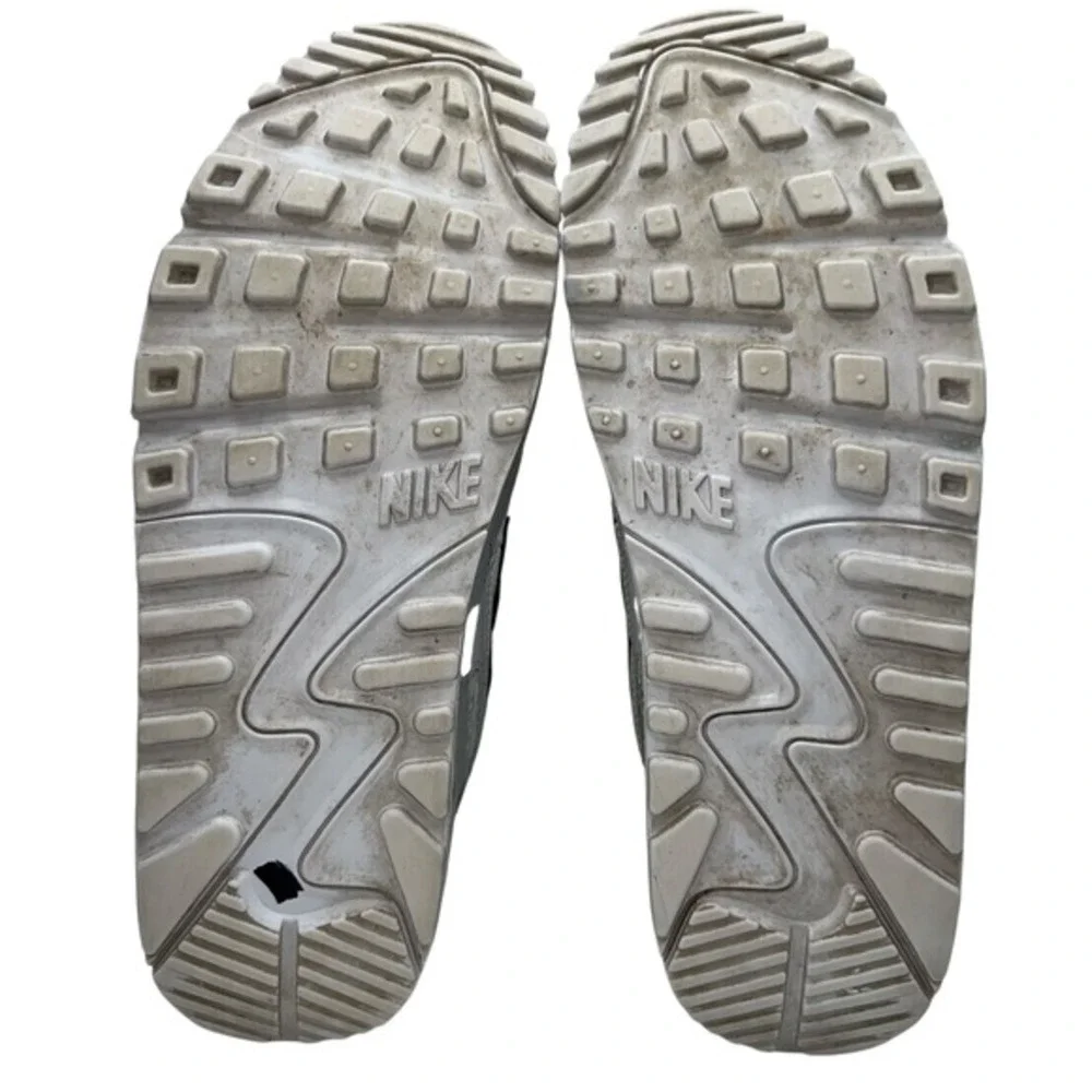 Nike Air Max 90‎ Womens 7.5 White Black Casual Sneakers Athletic Shoes
